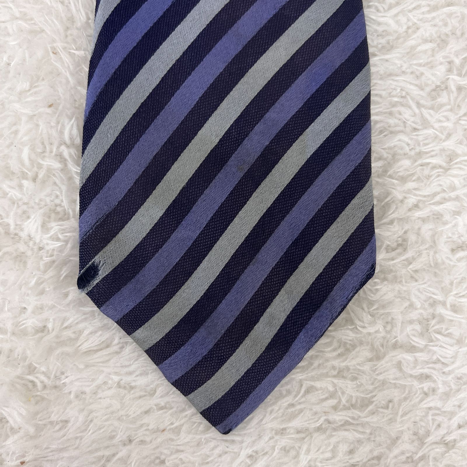PaulSmith　ポールスミス　ストライプ　ネクタイ　シルク 青　新品 未使用 訳アリ》Paul Smith (ポール・スミス) シルクネクタイ 総柄