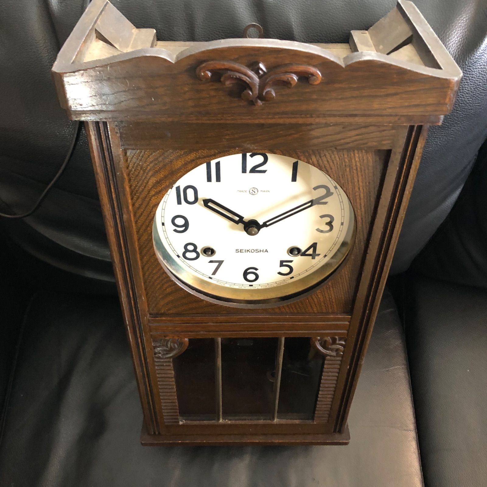 昭和レトロ 精工舎 宮型本打ち掛時計 オーバーホール済 稼働品 - メルカリ
