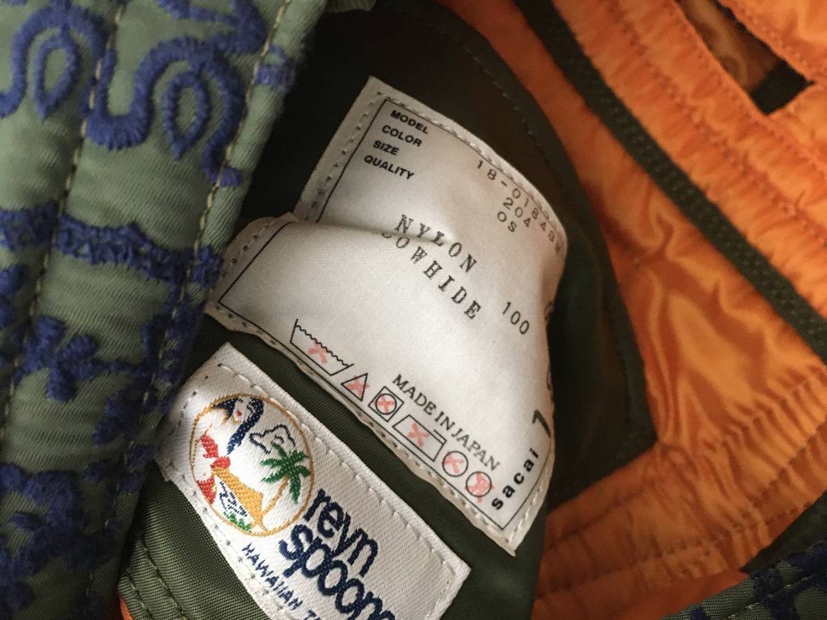 美品 sacai サカイ レインスプーナー Reyn Spooner バッグ