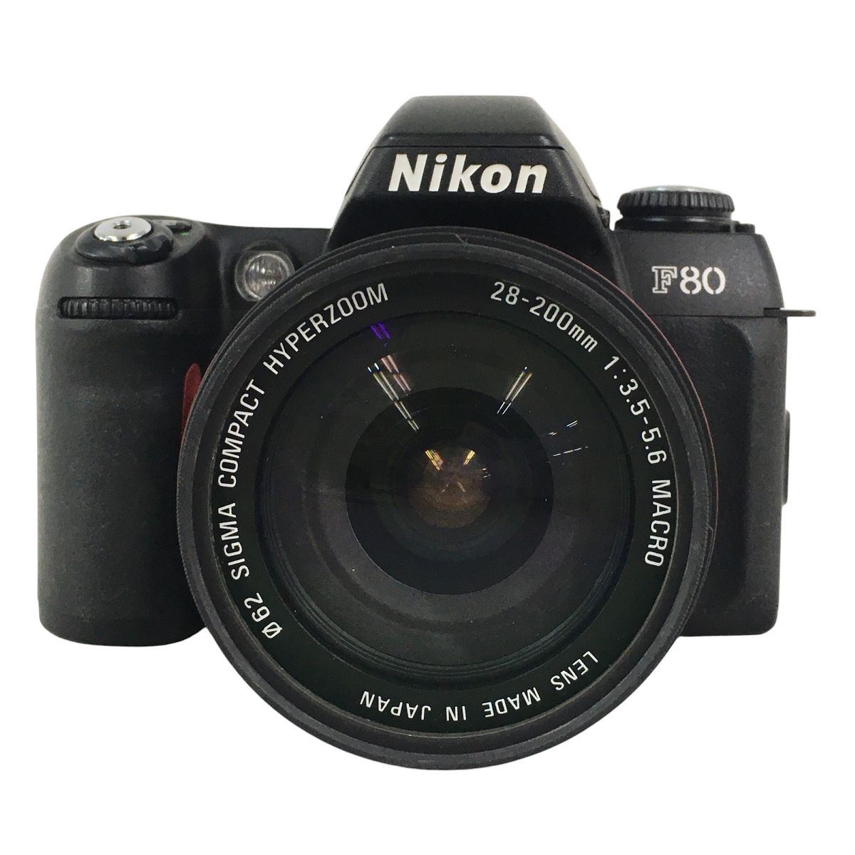 NIKON F80D ボディ SIGMA 28-200mm F3.5-5.6 DL HYPERZOOM SIGMA ZOOM 28-105mm  1:2.8-4 ASPHERICAL レンズ セット 中古 N9431747 - メルカリ