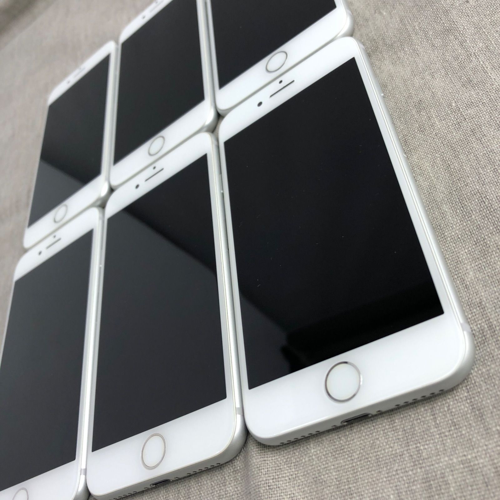 ◇ジャンク品◇【６点セット】iPhone7 シルバー 32GB（A1779）【大キズ 