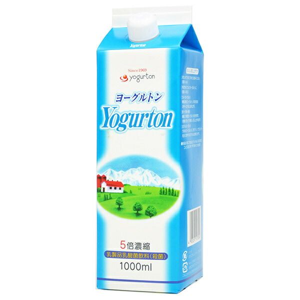 ヨーグルトン乳業 ヨーグルトン 5倍濃縮 1000ml紙パック×8本入× 2ケース ｜ 乳酸飲料 ヨーグルト