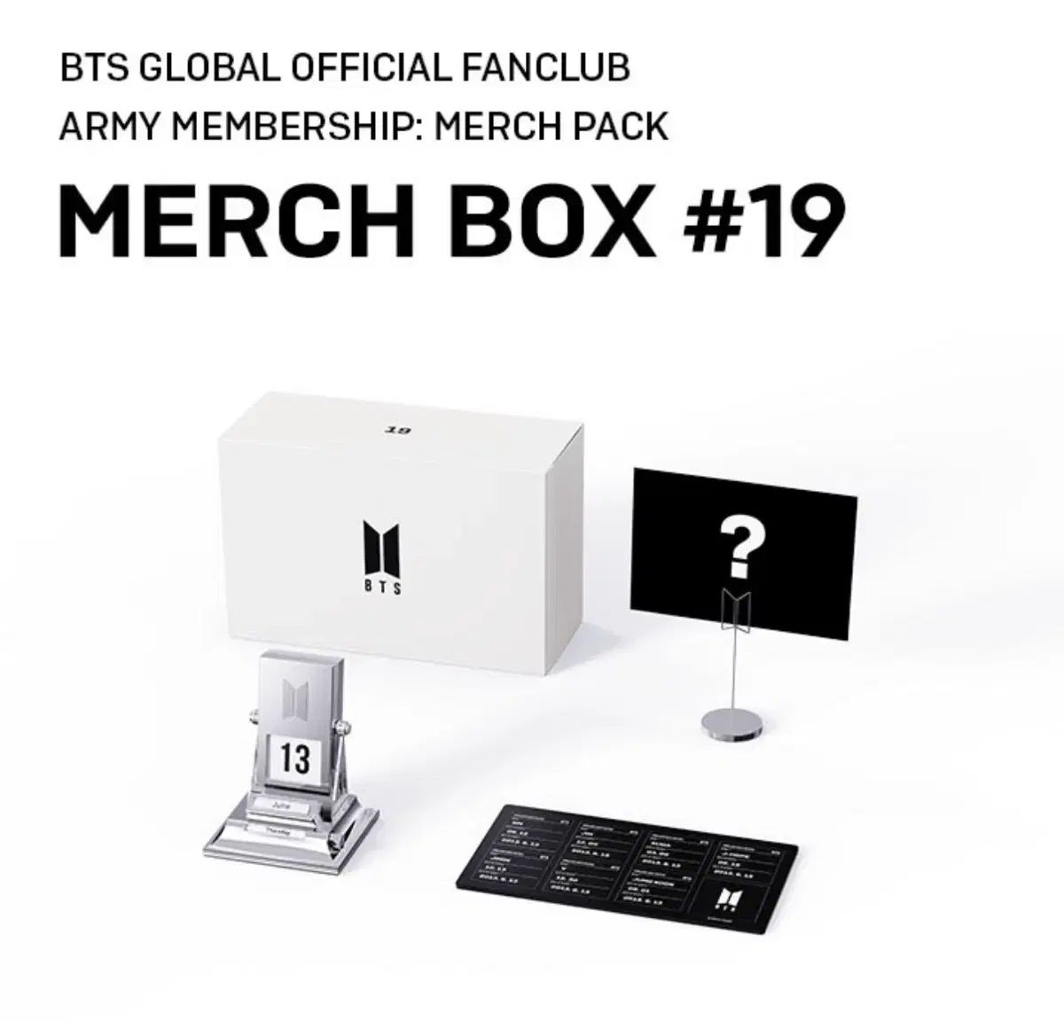 BTS(防弾少年団・バンタン) merchbox 19 未開封