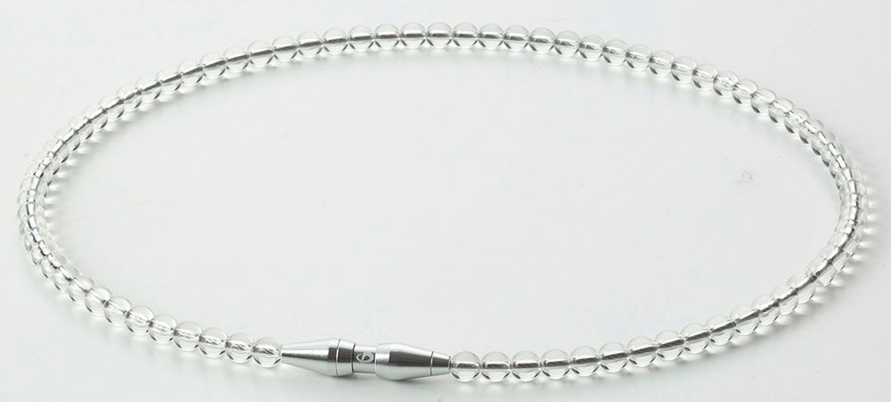 ファイテン Phiten ラクワネックレス エクストリーム RAKUWAネックレス EXTREME クリスタルタッチ クリア 50cm スポーツネックレス メタックス 軽量 耐水 TG909053 -
