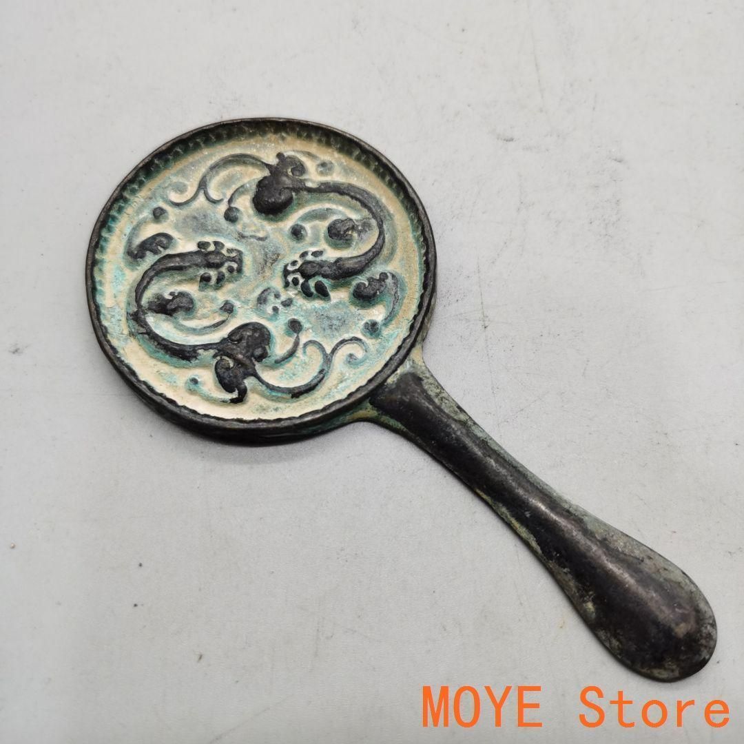 竜行天下印銅製  装飾品 現代工芸品 美術品 置物 銅器 浮彫双龍戯珠碗 工芸品 装飾品 工芸品 美術品 置物 - メルカリ