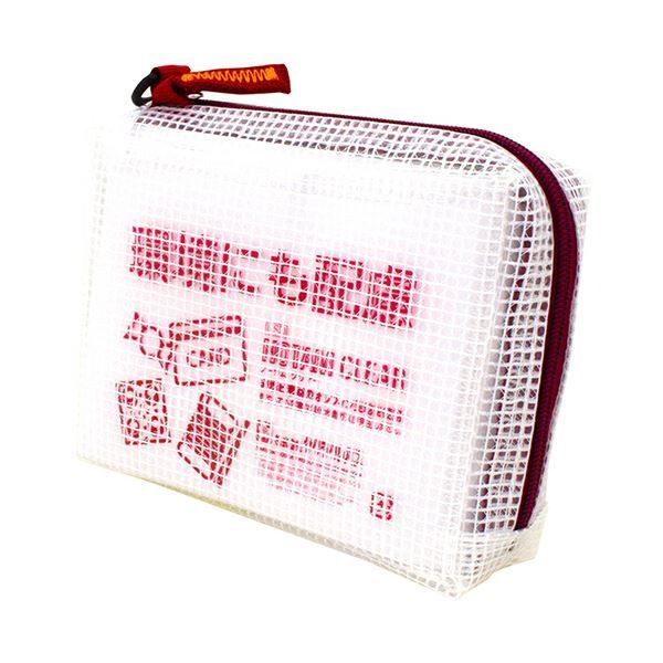 まとめ サクラクレパスノータム クリアー カードサイズ マチ付 レッド UNCM-C 19 1個 ×10セット