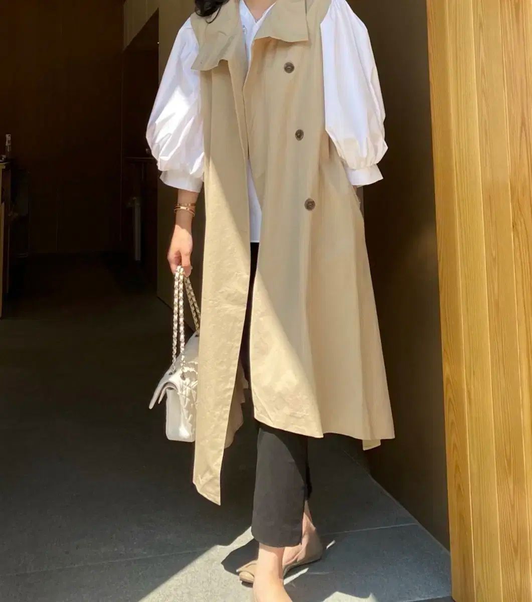 ベスト ロング丈