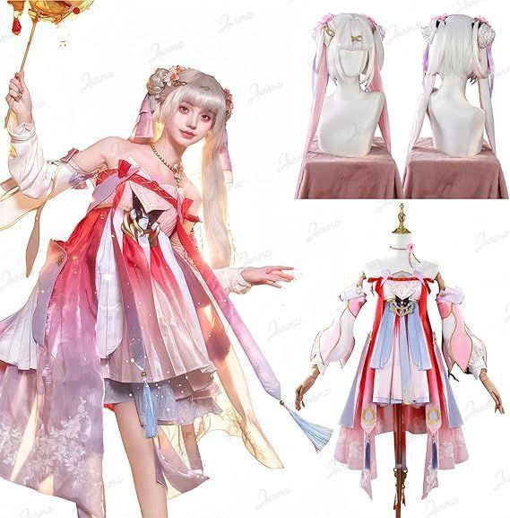 鳴潮 コスプレ めいちょう メイチョウ 今汐 桃夭灼灼 コスチューム ウィッグ付き 人気ゲーム パーティー 大人 人気 仮装 学園祭 お祭り cosplay 変装 仮装 プレゼント 祭り仮装 コスチューム ステージ服 イベント