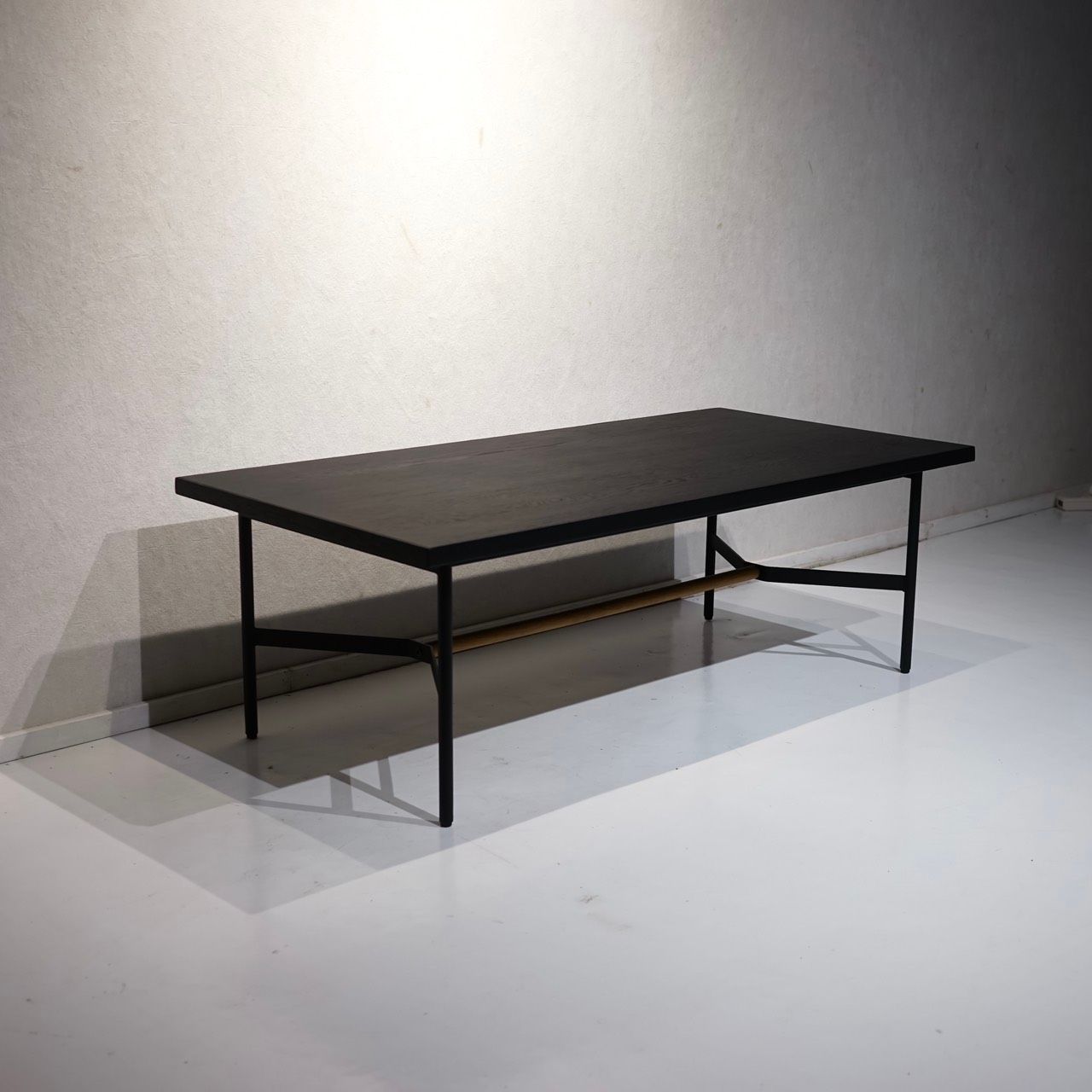 Francfranc フランフラン ラーモ コーヒーテーブル ローテーブル 木製 スチール脚 モダン ホテルライク ラグジュアリー