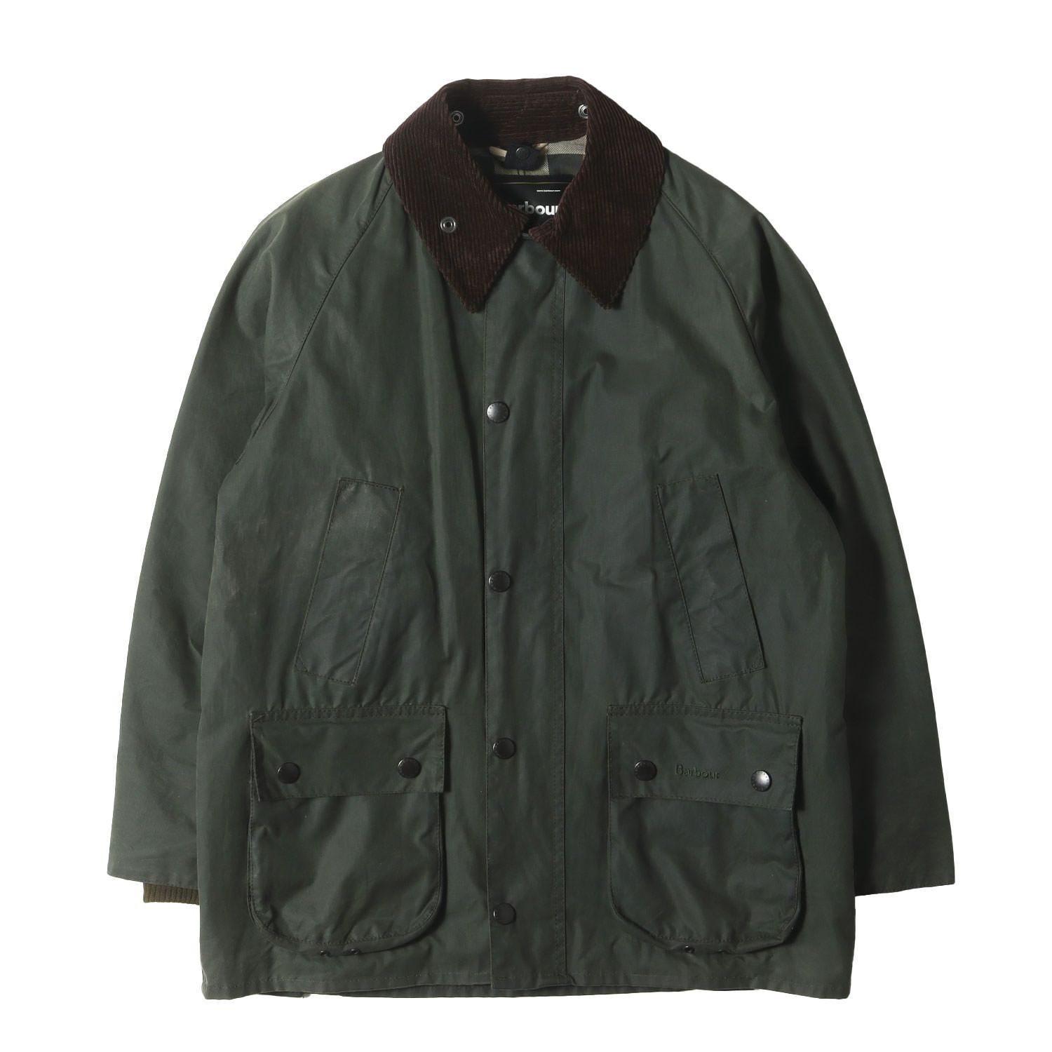 バブアー ビデイル ワックスジャケット メンズ 36 L相当 ブラック