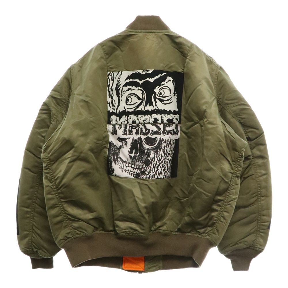 MASSES (マシス) MA-1 TL OF D パッチワークジャケット ジップアップ