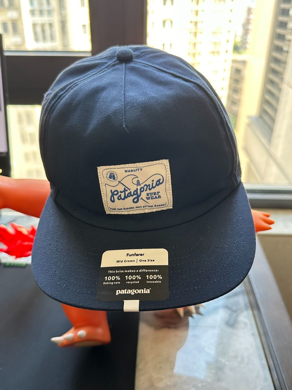 patagonia ジェットキャップ　白タグ　トレードスミス