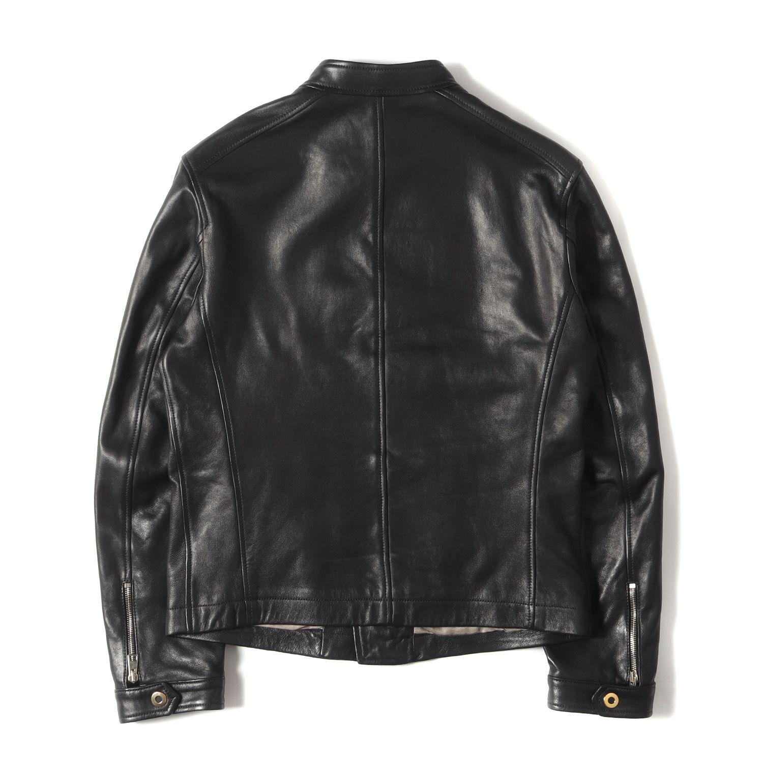美品 RUFFO ルッフォ ジャケット サイズ:46 ラムレザー シングル