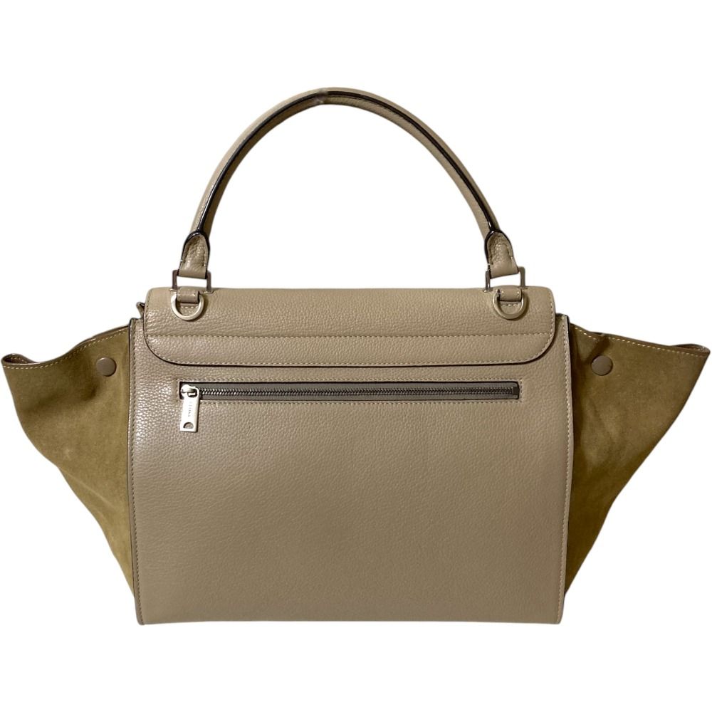 良品 CELINE セリーヌ トラペーズ ミディアム 2WAY ハンドバッグ