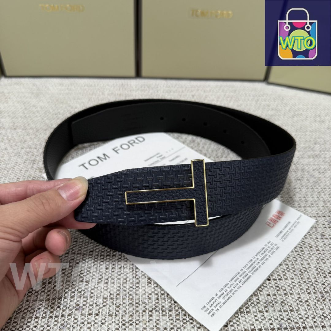 トムフォード　ベルト　空箱 今日WTO】Tom Ford トムフォード ダブルフェイス頭層牛皮ベルト