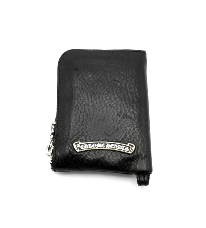 【新品】タイニー ZIP 1セメタリークロスパッチ ウォレット クロムハーツ タイニージップ クロスパッチレザーウォレット