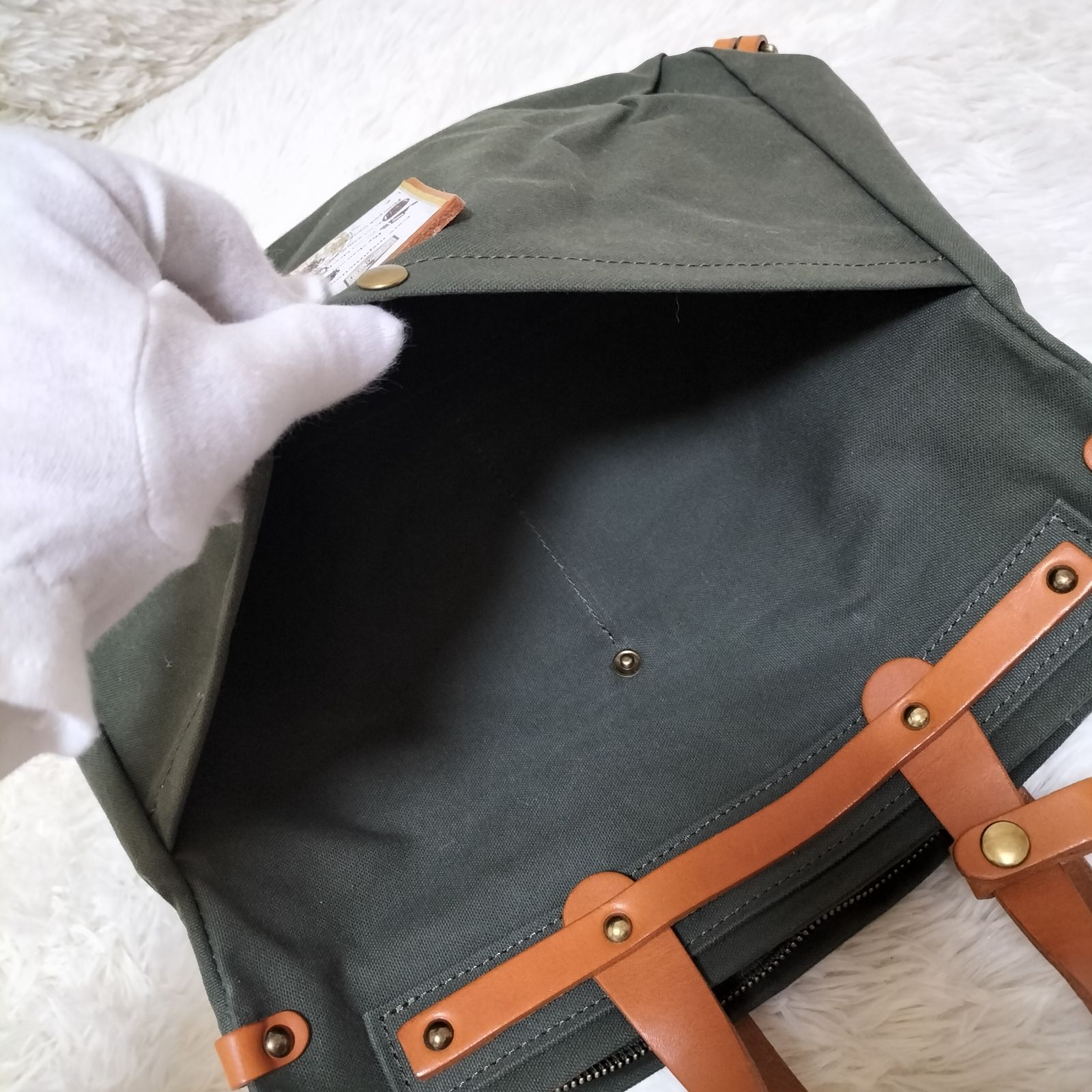 極美品☆Seagull Ship シーガルシップ 2way仕様 トートバッグ バック 