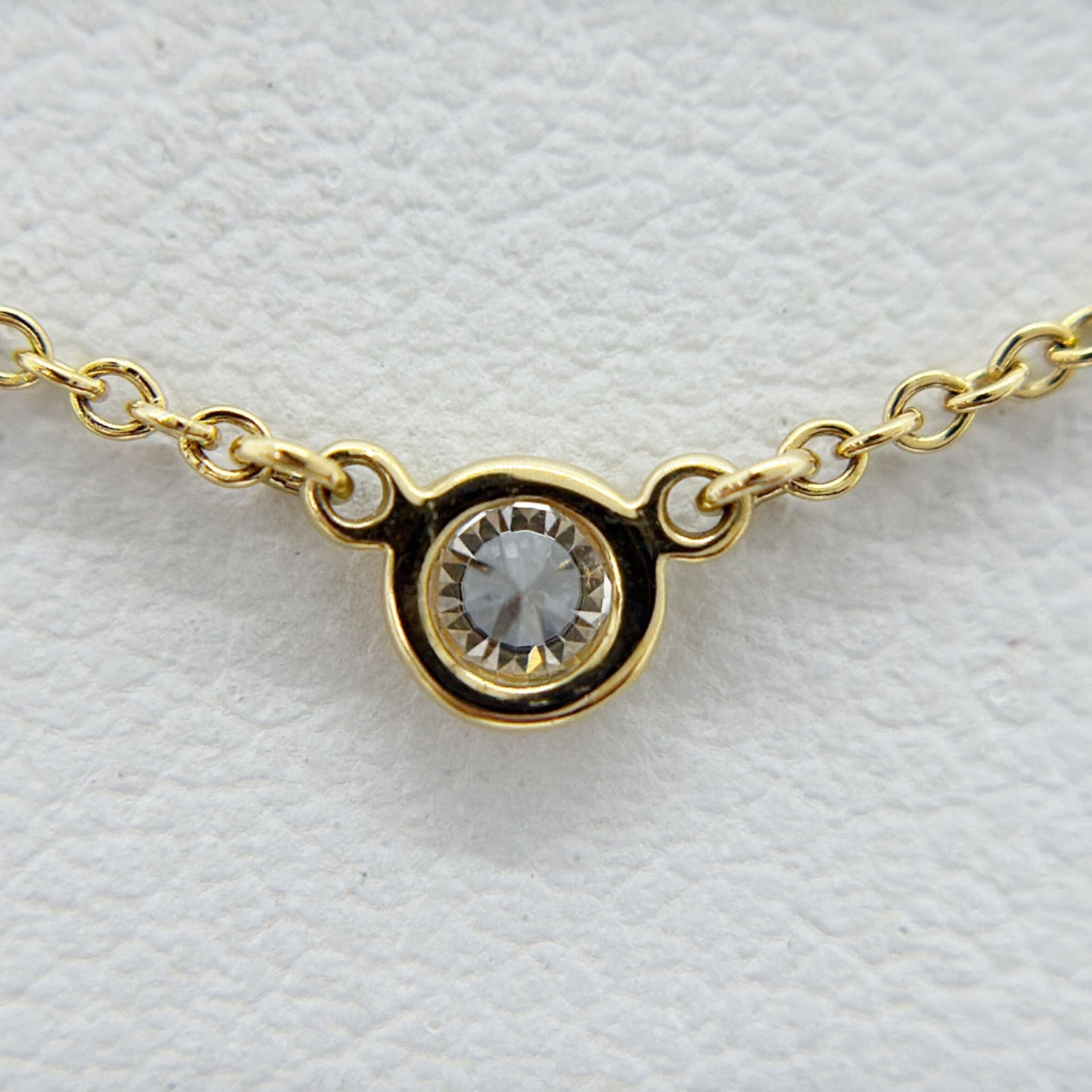 極美品】Tiffany&co ティファニー 750YG D0.17 バイザヤード 