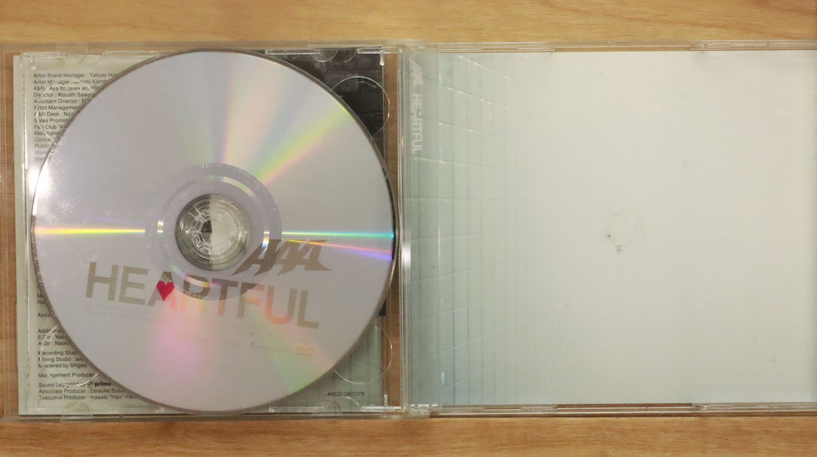 国内盤CD☆トリプルエー/AAA□ HEARTFUL(DVD付) 【AVCD38017B
