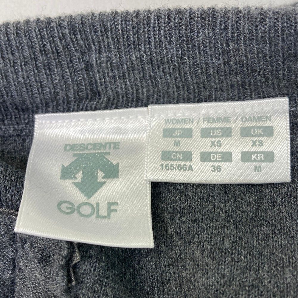 サイズ：M DESCENTE GOLF デサントゴルフ  ニット スカート  グレー系 [240101456303] ゴルフウェア レディース ストスト サイズ：M DESCENTE GOLF デサントゴルフ ニット スカート