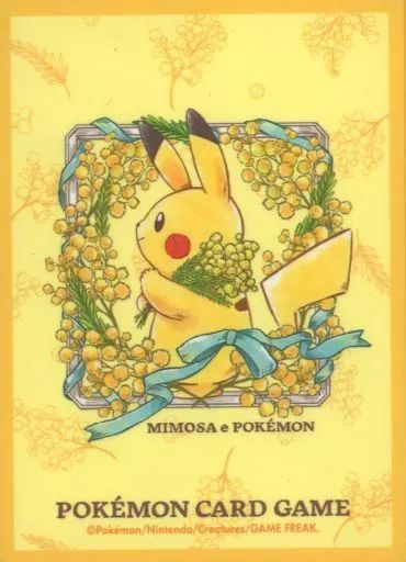 [Used] Supply Pokemon Card Game Deck Shield (sleeve) MIMOSA e POKEMON Pokemon Center Limited