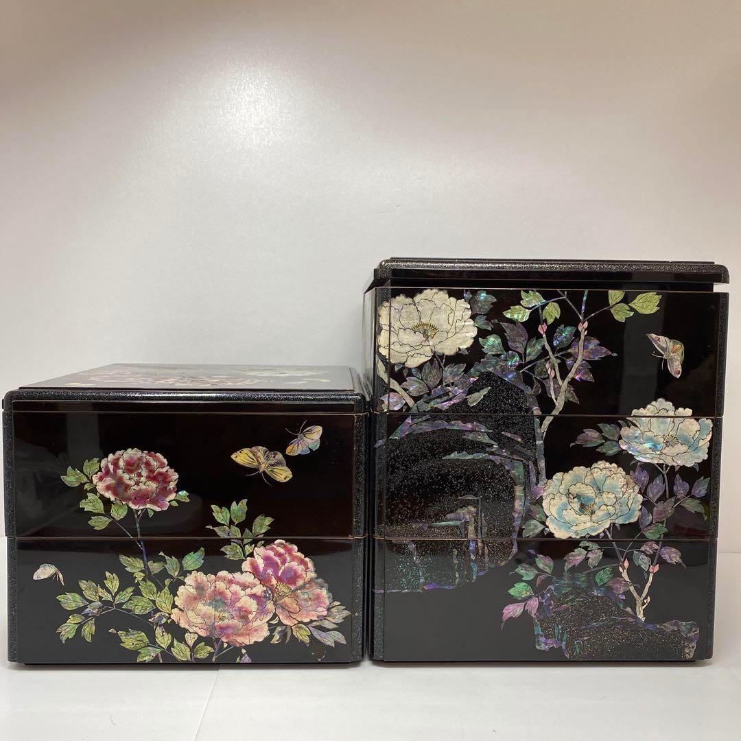 天保時代 長崎螺鈿特大重箱