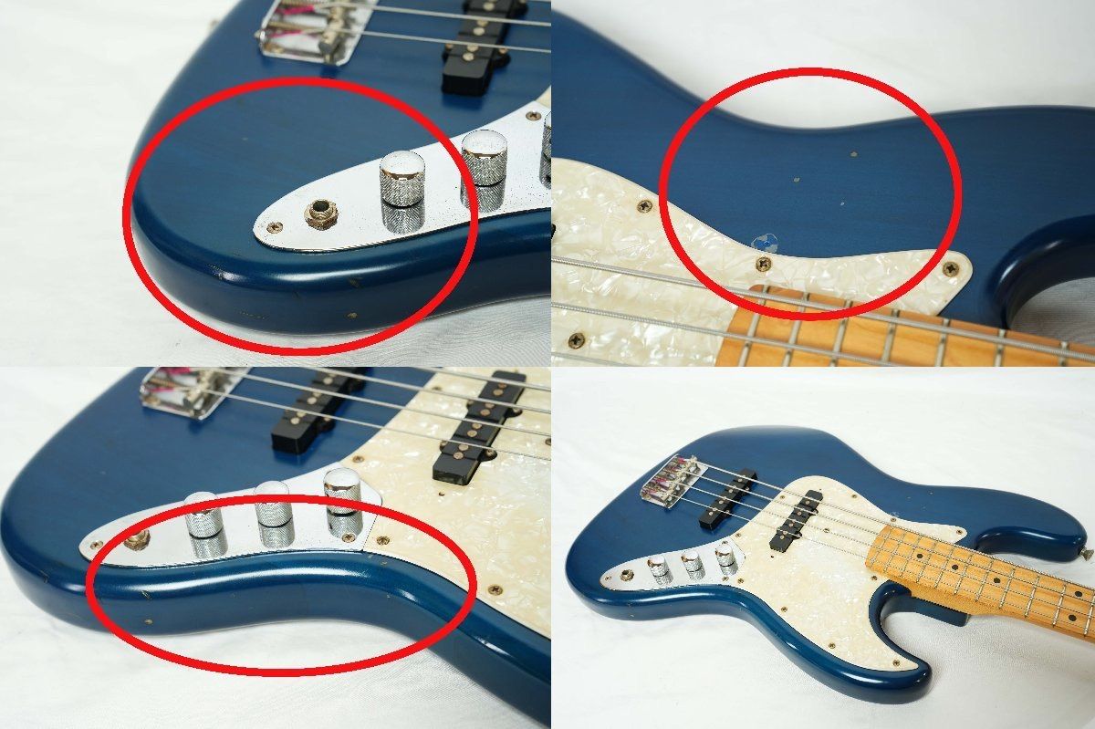 ☆FERNANDES☆JBT-65 ブルー JAZZ BASS GLAY JIROモデル風