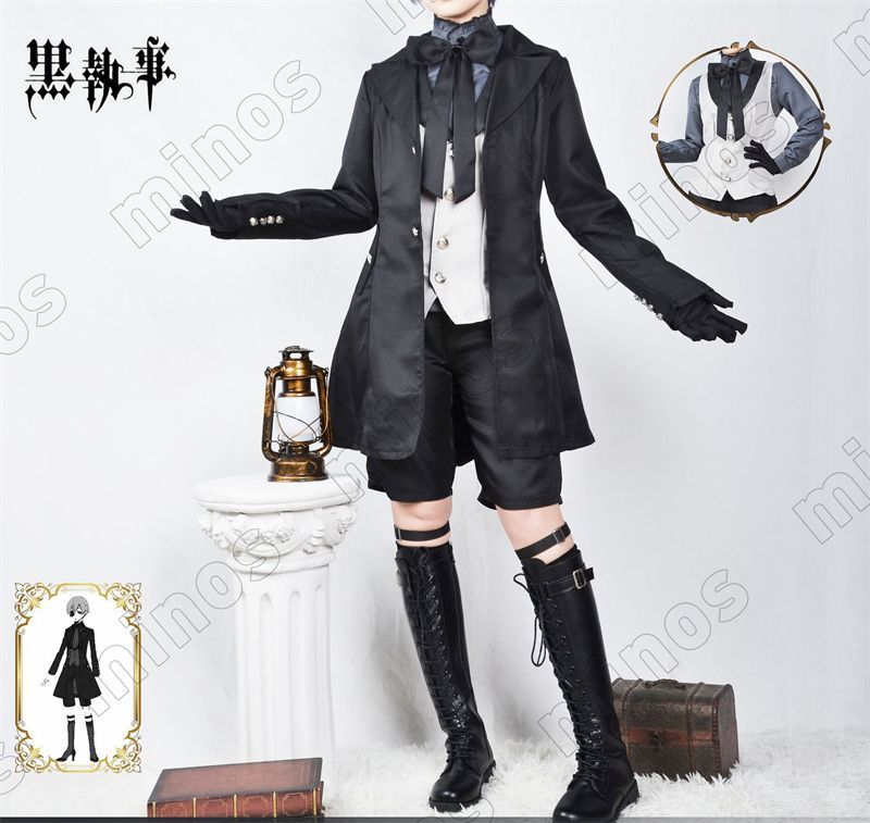 黒執事 シエル コスプレ衣装 cos服 コスチュム学院祭 舞台服 黒執事 シエル コスプレ衣装 cos服 コスチュム学院祭 舞台服