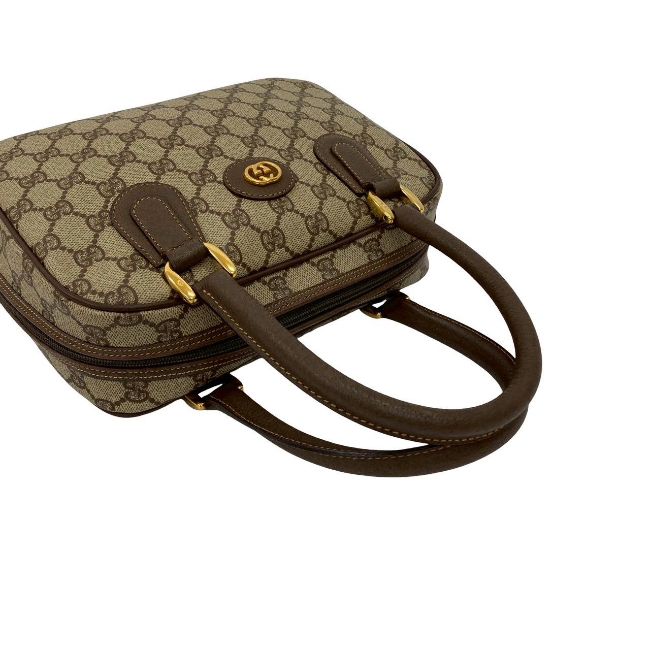 GUCCI グッチ オールドグッチ ミニボストン ハンドバッグ GGロゴ 極 美品 GUCCI グッチ オールドグッチ ヴィンテージ GG ロゴ