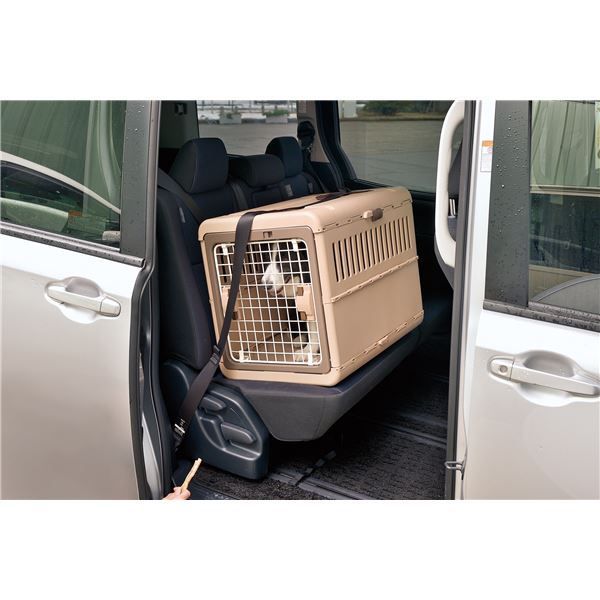 キャンピングキャリー折りたたみ L ダークブラウン ペット用品 STEELWINDOWSANDDOORS_COM