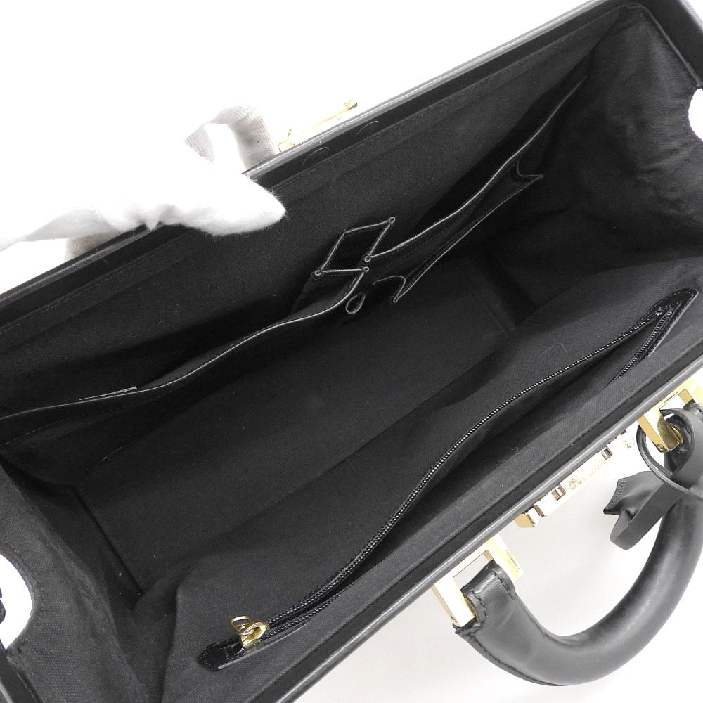 美品✨ ポーター ダレスバッグ ドクターバッグ レザー ゴールド金具 ブラック 美品 ポーター 吉田カバン ゴールドタグ レザー ドクターバッグ ダレス