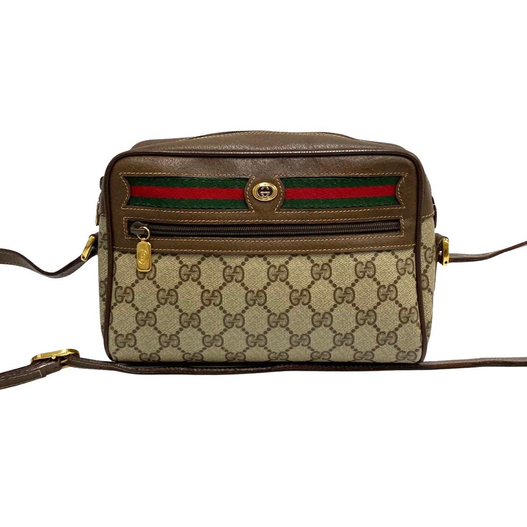 美品】GUCCI グッチ ヴィンテージ レザー ハンドバッグ オールドグッチ