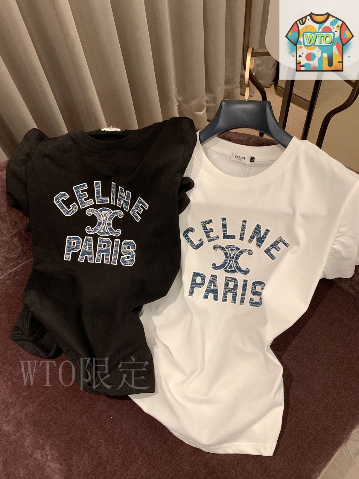 今日特価】Celine セリーヌ ツイル柄ショートスリーブ T シャツ