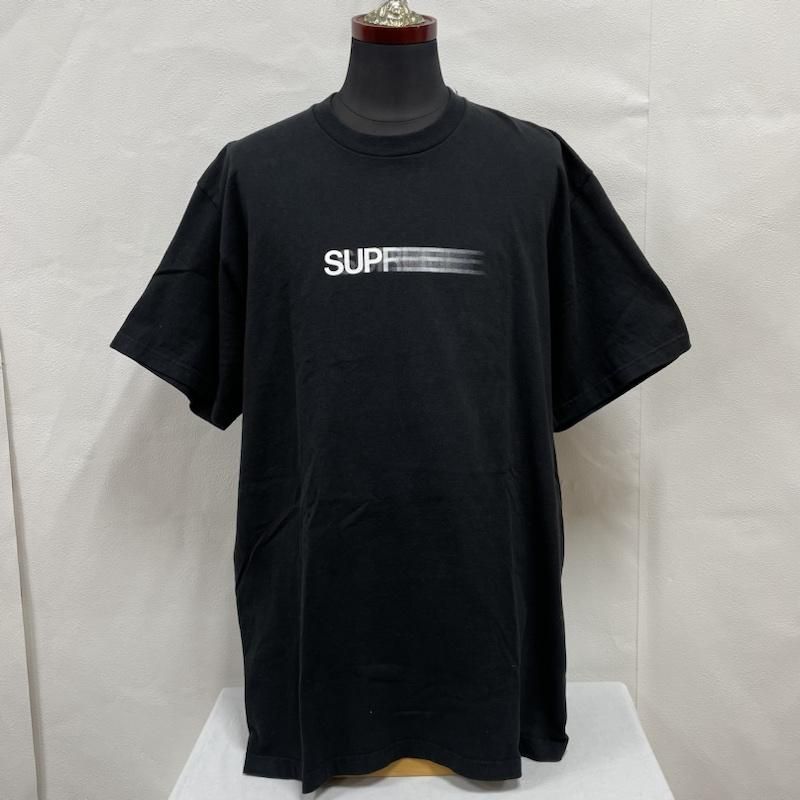 【特価即納】supreme Motion Logo Tee 黒 モーション ロゴ Tシャツ/カットソー(半袖/袖なし)