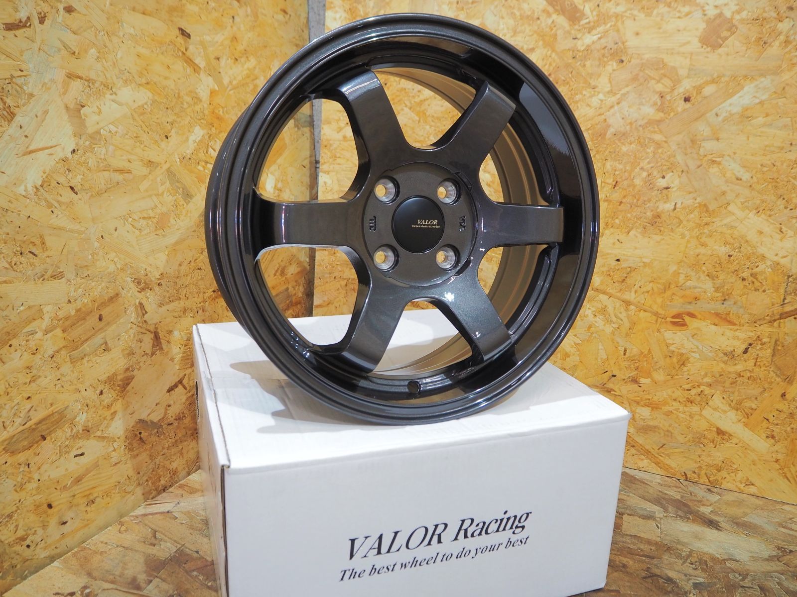 ☆逆ゾリ☆165/55R15 6.5J+38 4H100 新品 人気 深リム 軽量