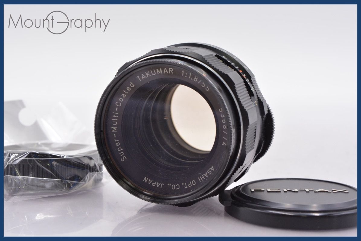 ペンタックス PENTAX Super-Multi-Coated TAKUMAR 55mm F1.8 完動 同梱可 mj5202
