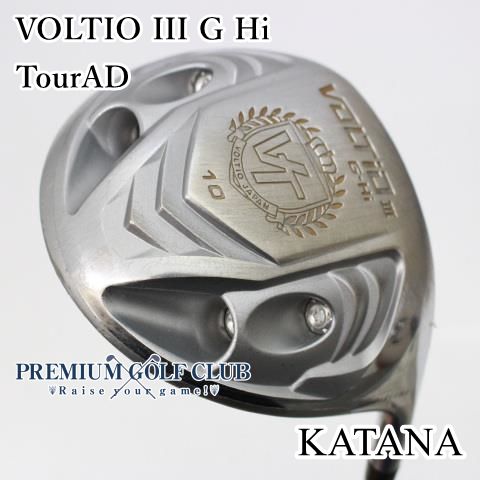 【中古】[Cランク] ドライバー カタナゴルフ ボルティオ3 VOLTIO III G Hi（高反発） ツアーAD(R) 10度　[2976]