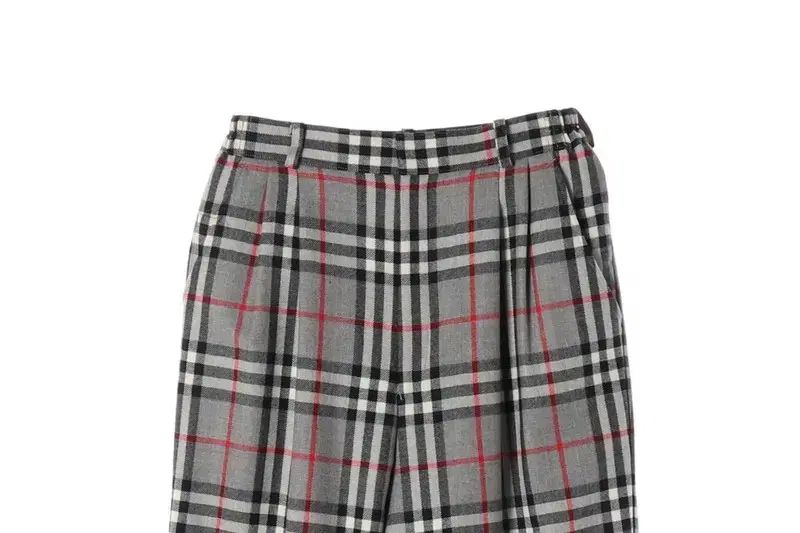 BURBERRY バーバリー WOMEN ー M ウール 100 ノヴァ チェック スラックス パンツ