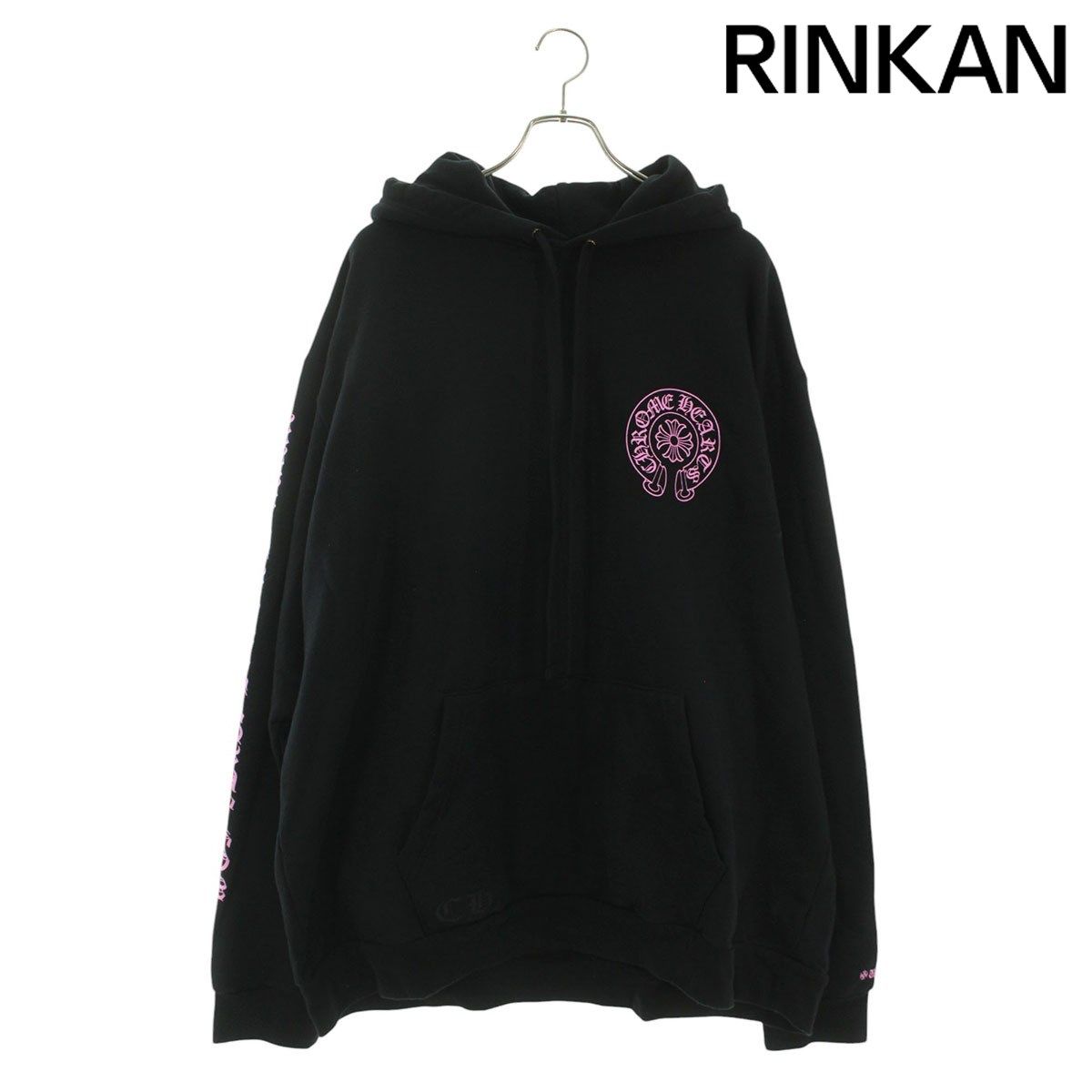 クロムハーツ  WWW.CHROMEHEARTS.COM HOODIE オンライン限定ホースシューバックプリントプルオーバーパーカー メンズ XXL