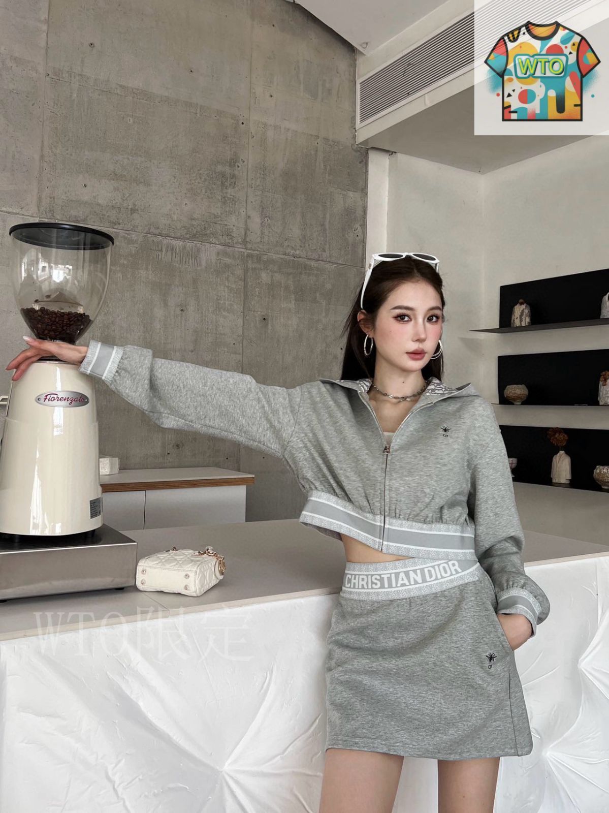 【アイコニック♪】Dior★Dioriviera ストレート ミニスカート org.jpg