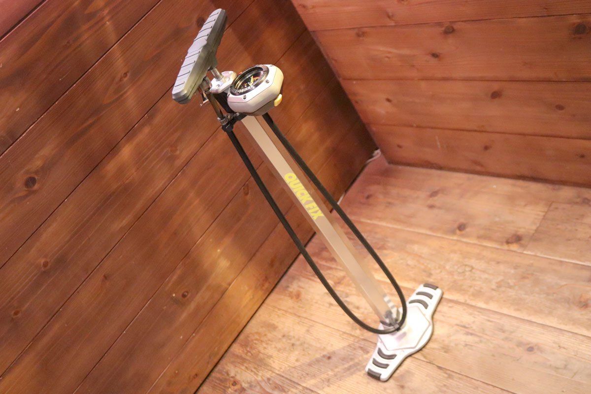 クイックフィックス プロ Quick Fix PRO フロアポンプ 空気入れ シルバー ヒラメ HIRAME 横カム仕様 東京南麻布店