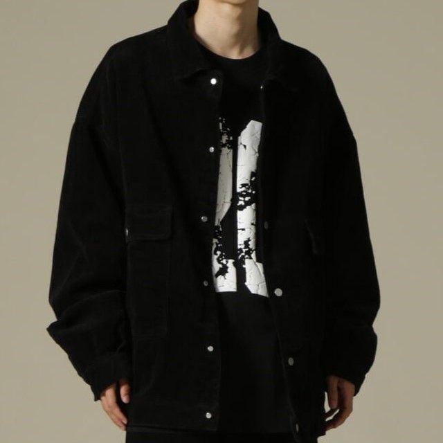 Danke Schon ダンケシェーン 25AW WEB＆限定 CORDUROY COVERALLS コーデュロイ カバーオール UNS25139-OT L ベージュ オーバーサイズ ジャケット アウター【新古品】【中古】【Danke Schon】 Danke Schon ダンケシェーン Premium Corduroy Coveralls オーバー