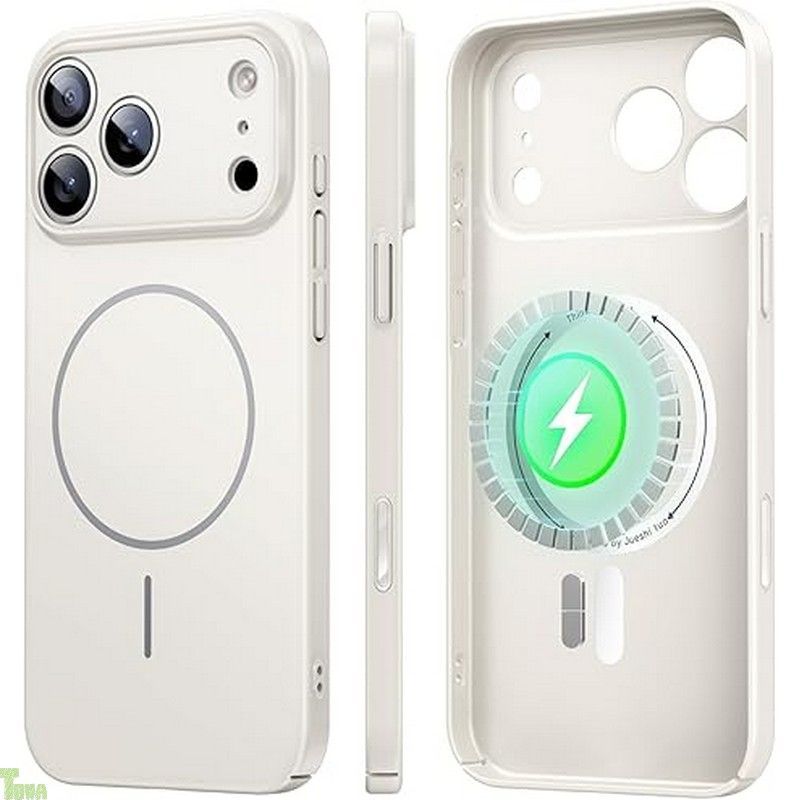 大得価，新品 JUESHITUO iPhone 17 Pro Max 用の ケース 【超薄型・超軽量】シンプル MagSafe充電対応 マット質感 指紋防止 日本製PC 1Xスクリーン保護付き ストラップホール有り いphone 17 Pro Max 用の ケース その他