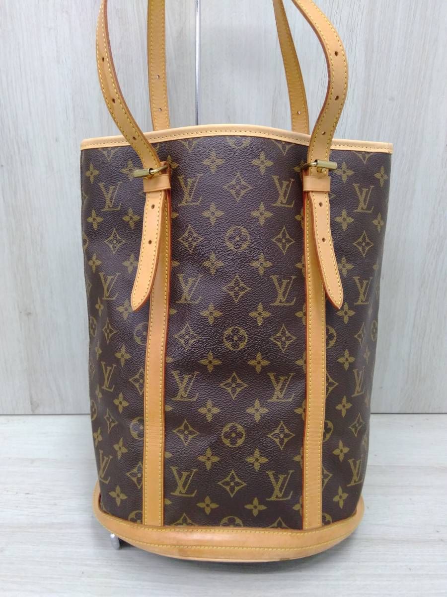 ルイヴィトン LOUIS VUITTON／モノグラム ／バケツGM トートバッグ 保存袋・ポーチ付 バケット M42236 - メルカリ