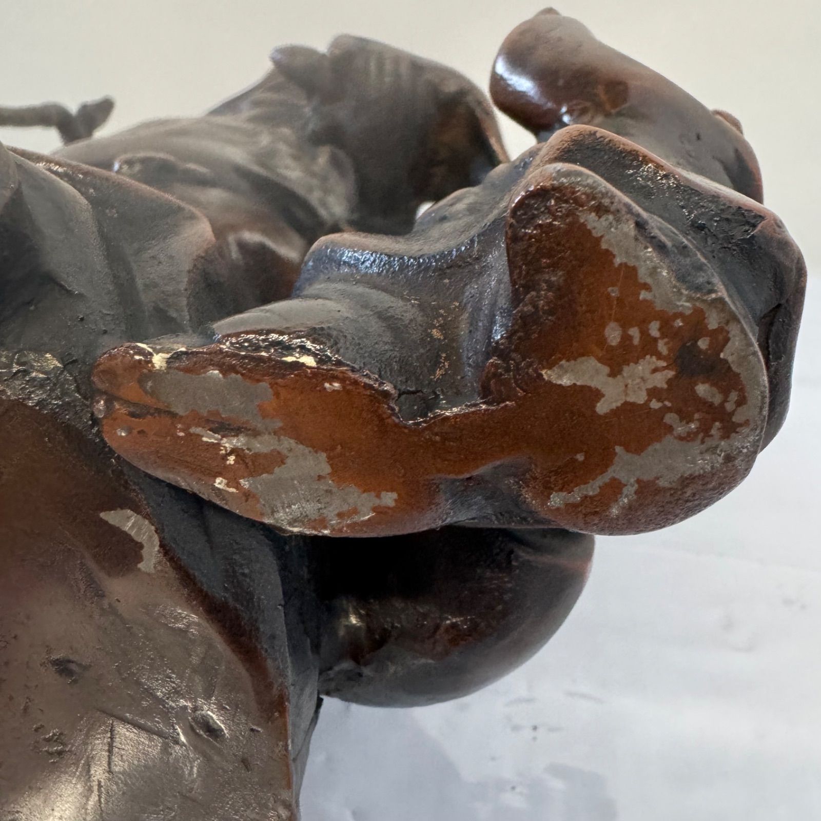 寿老人 鋳物 置物 七福神 仙人 金属工芸 縁起物 長寿 財運 神仙 神