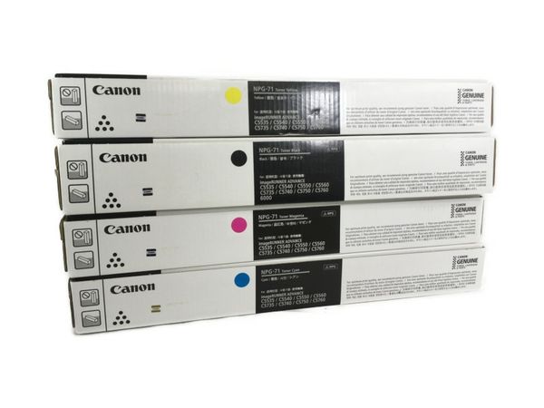 未使用 Canon NPG-71 4色セット ブラック マゼンタ シアン イエロー トナー キャノン N8558774