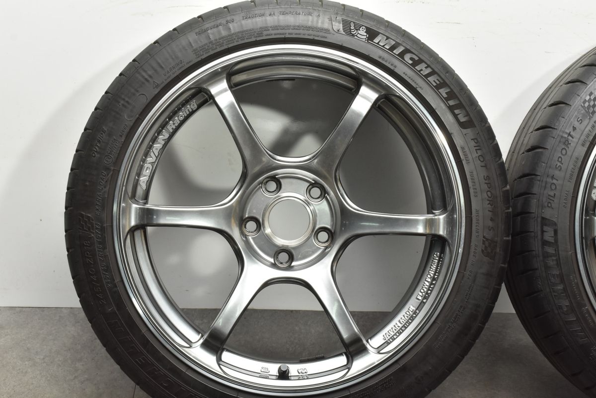 人気ホイール】ヨコハマ アドバンレーシング RG-4 18in 8.5J +45 