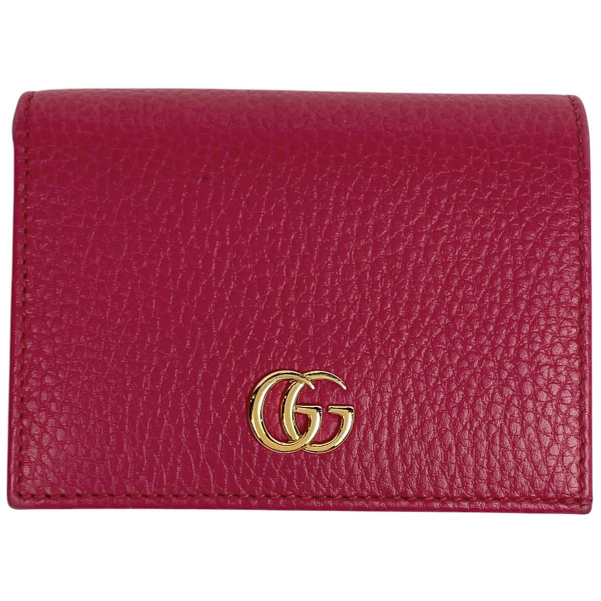 グッチ GUCCI GGマーモント ミニ ウォレット ダブルG 二つ折り財布  