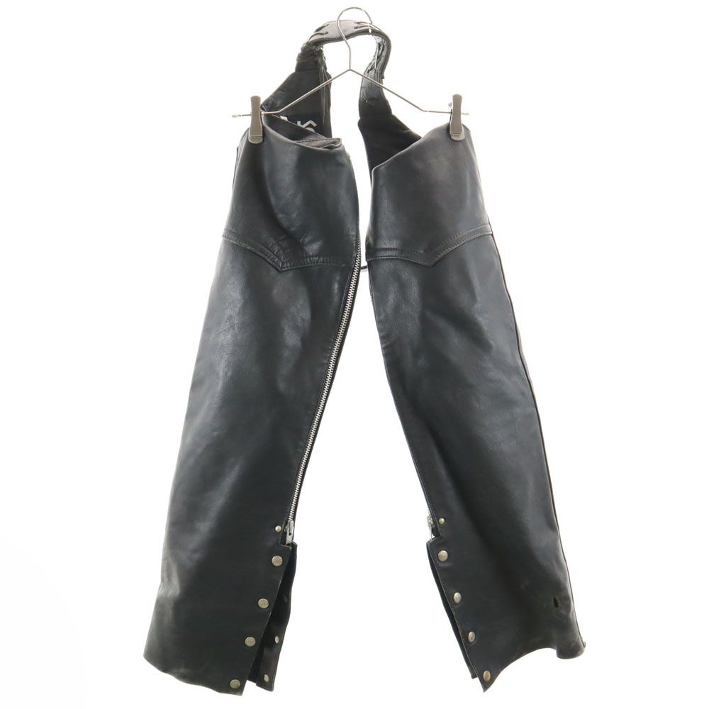 ショット USA製 チャップス レザーパンツ XS ブラック系 schott メンズ