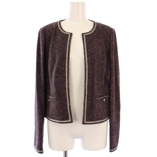 レリアン Leilian NEMIKA セットアップ ノー ジャケット スカート ひざ丈 11 ボルドー TK